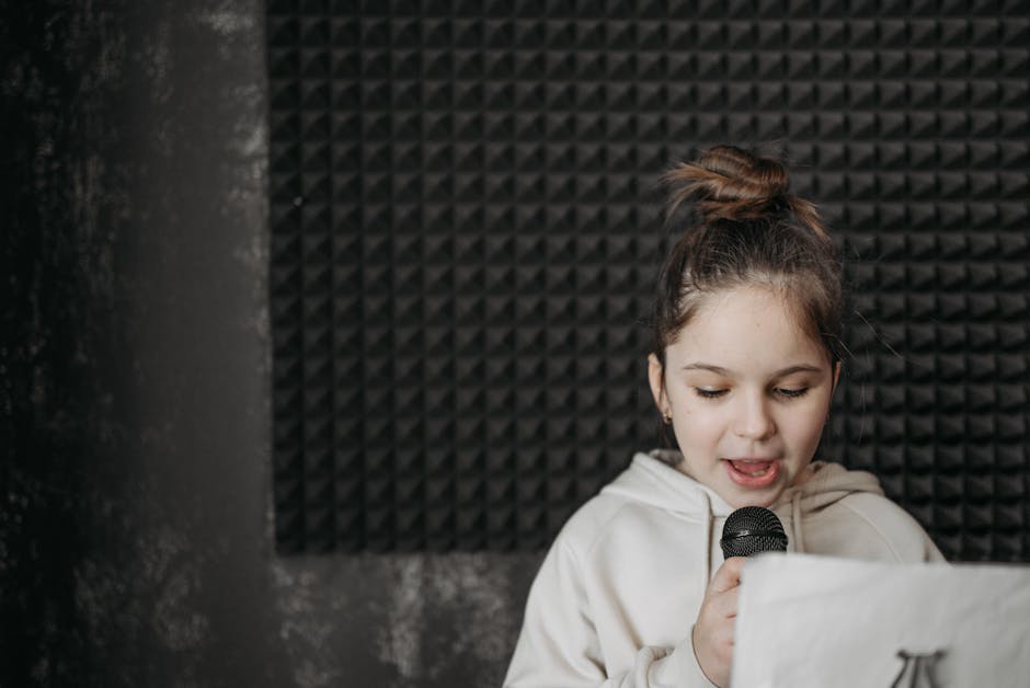 Vocal training session